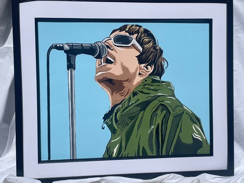 Liam gallagher oasis framed - gallagher,