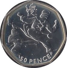 2012 Olympic 50p Coin .925 Silver BUNC Taekwondo London Olympics Royal Mint