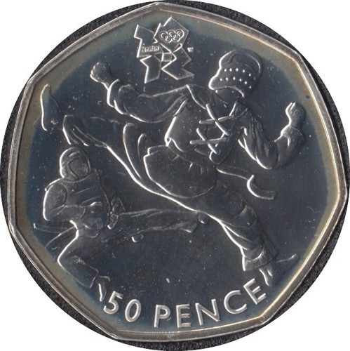 2012 olympic 50p coin - coin, .925