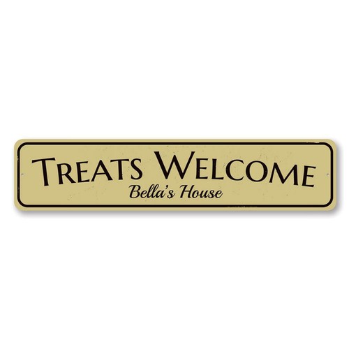 Personalized treats welcome - personalized,