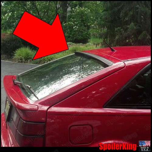 Rear hatch window - rear, spoiler