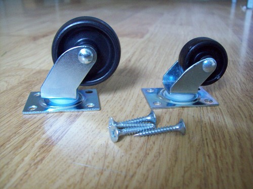 Metal castor wheels - metal,