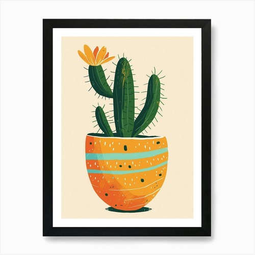 Easter cactus plant minimalist - easter,