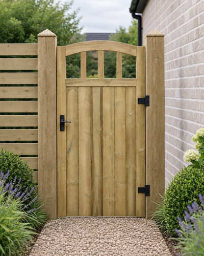 Cottage garden gate dome - gate, —