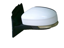 2011 FORD FOCUS PASSENGER NEAR SIDE LEFT WHITE WING DOOR MIRROR