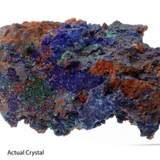 Azurite crystal matrix - crystal,