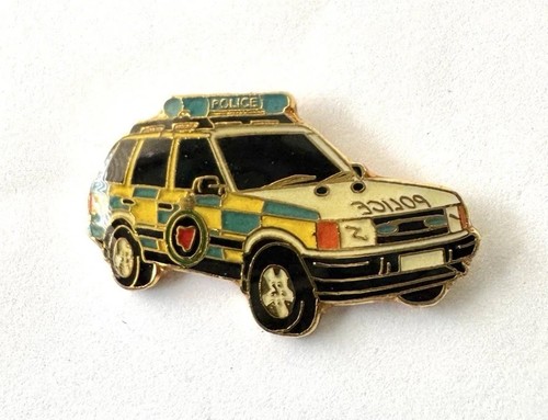 Vintage police car range rover - car,