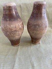 Pair Of Solid Wood Vintage Pub