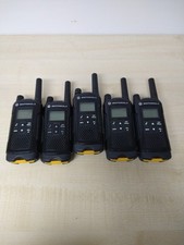 5x Motorala XT180 Walkie Talkies two-way communication - Black