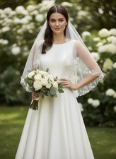 Veil Ivory Floral Embellished