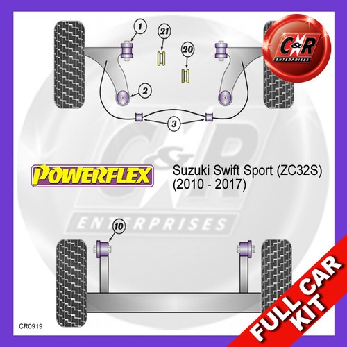 Powerflex frarm caster - powerflex,