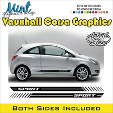 Vauxhall corsa side stripes - vauxhall,