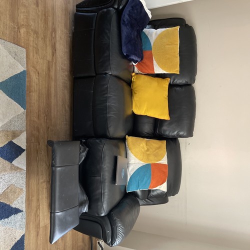 Dfs leather recliner sofa - dfs, sofa-
