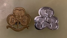 TWO VINTAGE GIRL GUIDE BADGES.