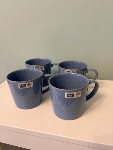 Denby elements blue - elements, mugs