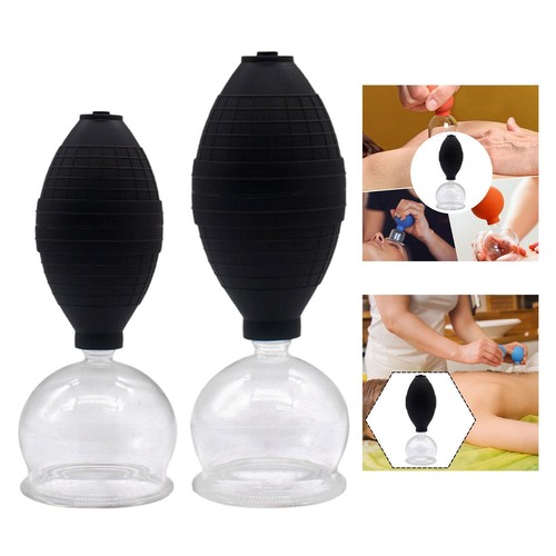 Glass facial cupping massaging - glass,