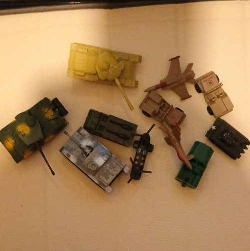 10x plastic toy army - plastic,