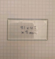BEVELLED CARRIAGE CLOCK GLASS