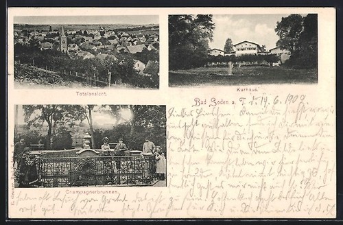 Postcard bad soden am - postcard, of
