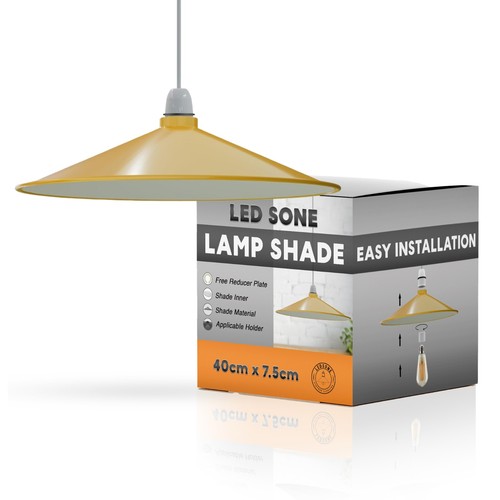 40cm industrial metal lamp - 40cm,