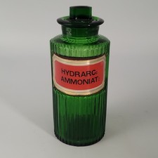 Antique vintage green glass - antique,