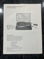 Turntable acoustic - ar,