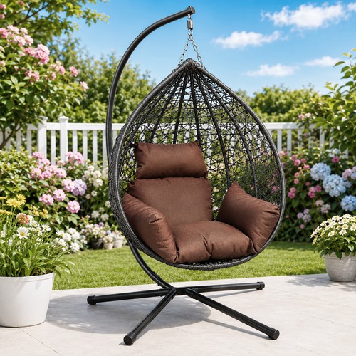 Rattan swing egg chair - swing,