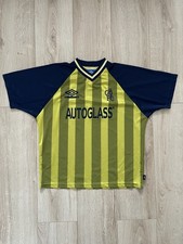 CHELSEA ORIGINAL TRAINING SHIRT UMBRO AUTOGLASS 1998 90s RETRO VINTAGE SIZE M