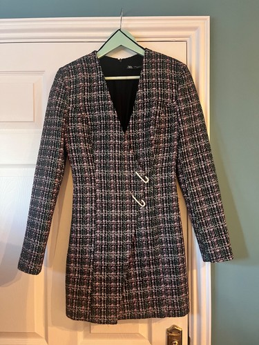 Zara tweed blazer - , jewel