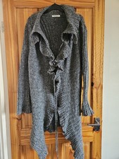 Size Large Long Grey Cardigan