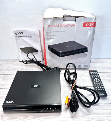 Black logik dvd video player - video,