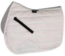 Shires ARMA High Wither Suede Comfort Pad - White