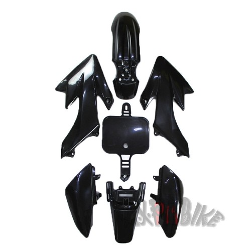 Black fairing plastic fender - black,
