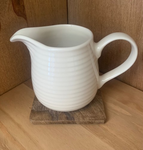 Cream ceramic milk jug - ceramic,