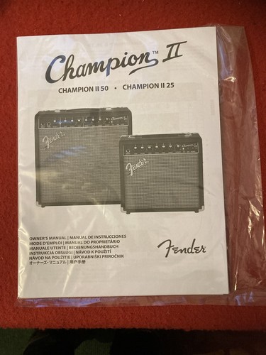 Fender champion amplifier - ii,