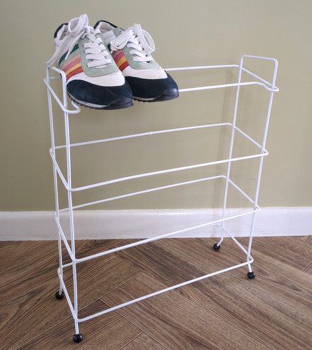 Vintage shoe rack tier - shoe,