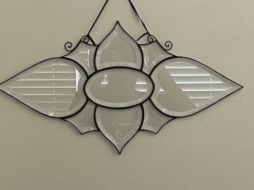 Leaded clear beveled - leaded, glass
