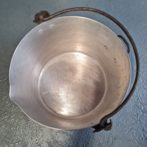 Vintage aluminium jam pan - vintage,
