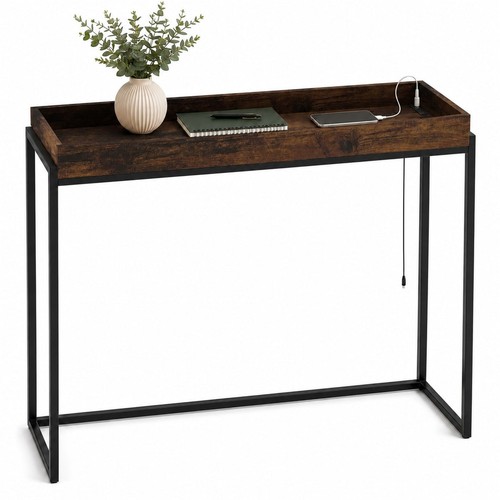 Tray top console table with - tray,