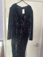 Woman Black Glitter/sequin