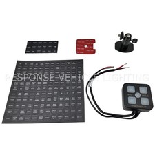 4 Switch Control Panel, Amber