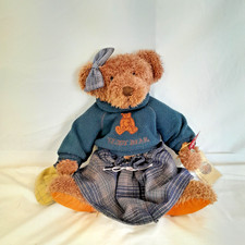 Dressed Russ Berrie Vintage Edition Collectors Teddy Bear 36cm Lady Laine