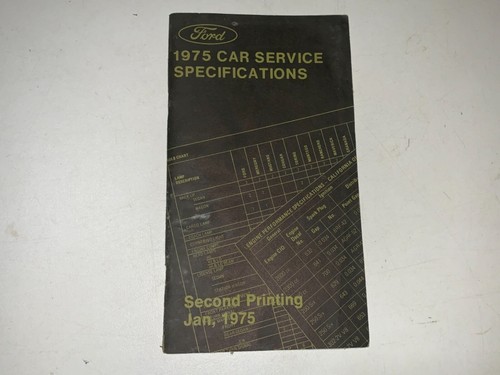 1975 ford car - 1975, service