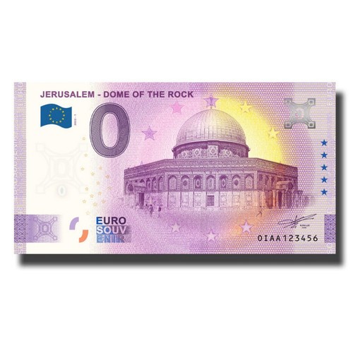 Euro zero banknote jerusalem - zero,