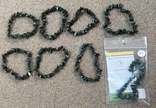 Seraphinite chip gemstone - seraphinite,