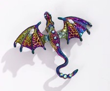 Enamel and rhinestone - enamel,