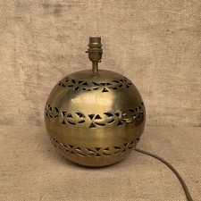 Vintage Brass Lamp Round Light
