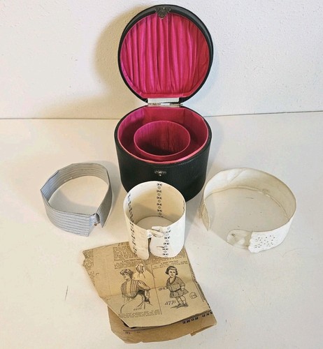 Antique victorian collar box - antique,