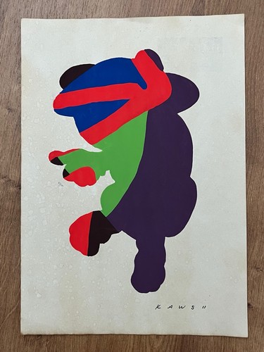 Kaws drawing and painting - drawing, on