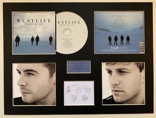 Westlife signed autographed - westlife,